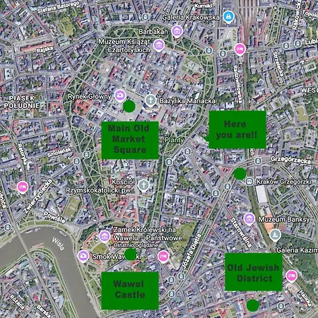 Apartament In The Old Town Between The Main Square And Kazimierz, 300 Meters From The Airport Train Kraków